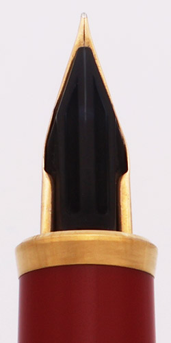 Pilot Fountain Pen (1984) - Red w Gold Trim, C/C, 14k Fine Nib